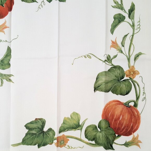 NEW RARE Pottery Barn Set of 4 Rustic Pumpkin Napkins 20" square - Picture 2 of 4
